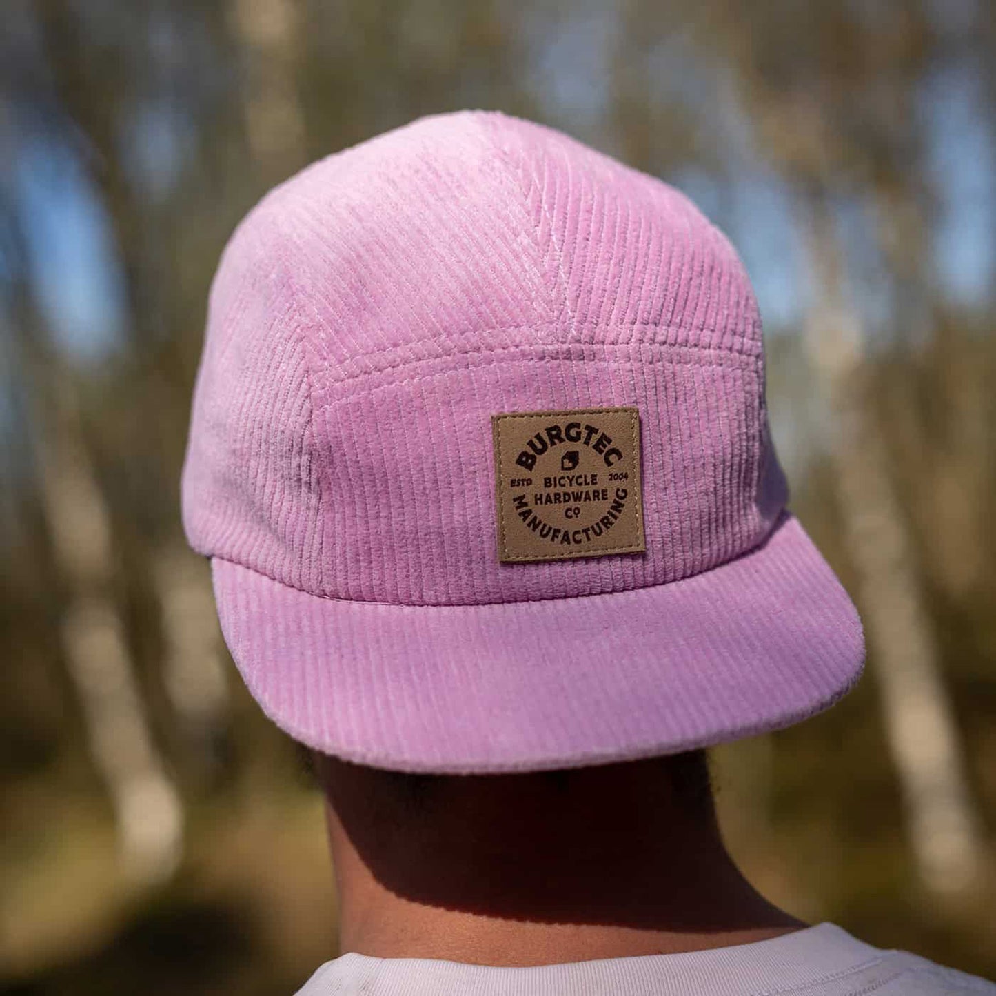 BURGTEC BANDIT CORDUROY FIVE PANEL keps ljusrosa
