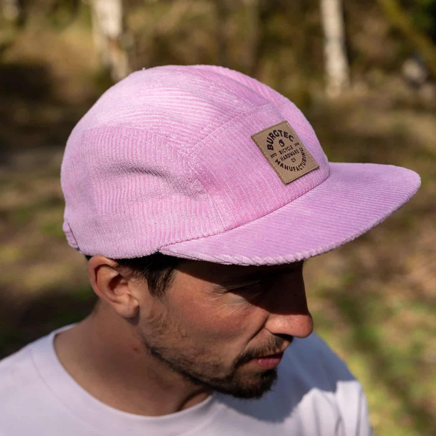 BURGTEC BANDIT CORDUROY FIVE PANEL keps ljusrosa