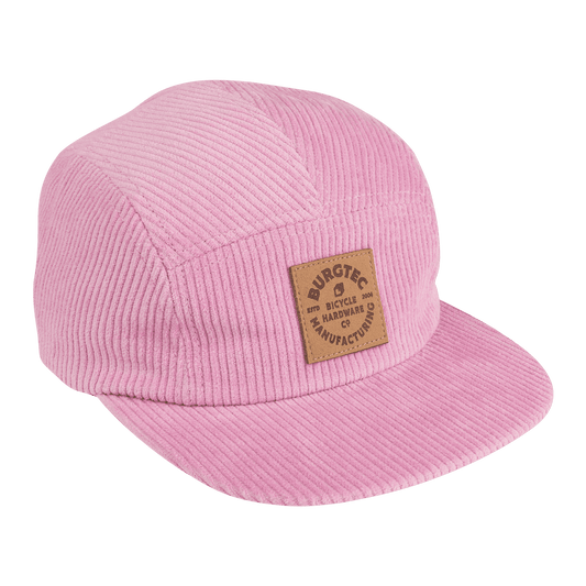 BURGTEC BANDIT CORDUROY FIVE PANEL keps ljusrosa