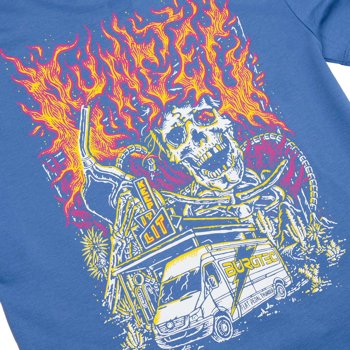 BURGTEC KEEP IT LIT T-shirt barn