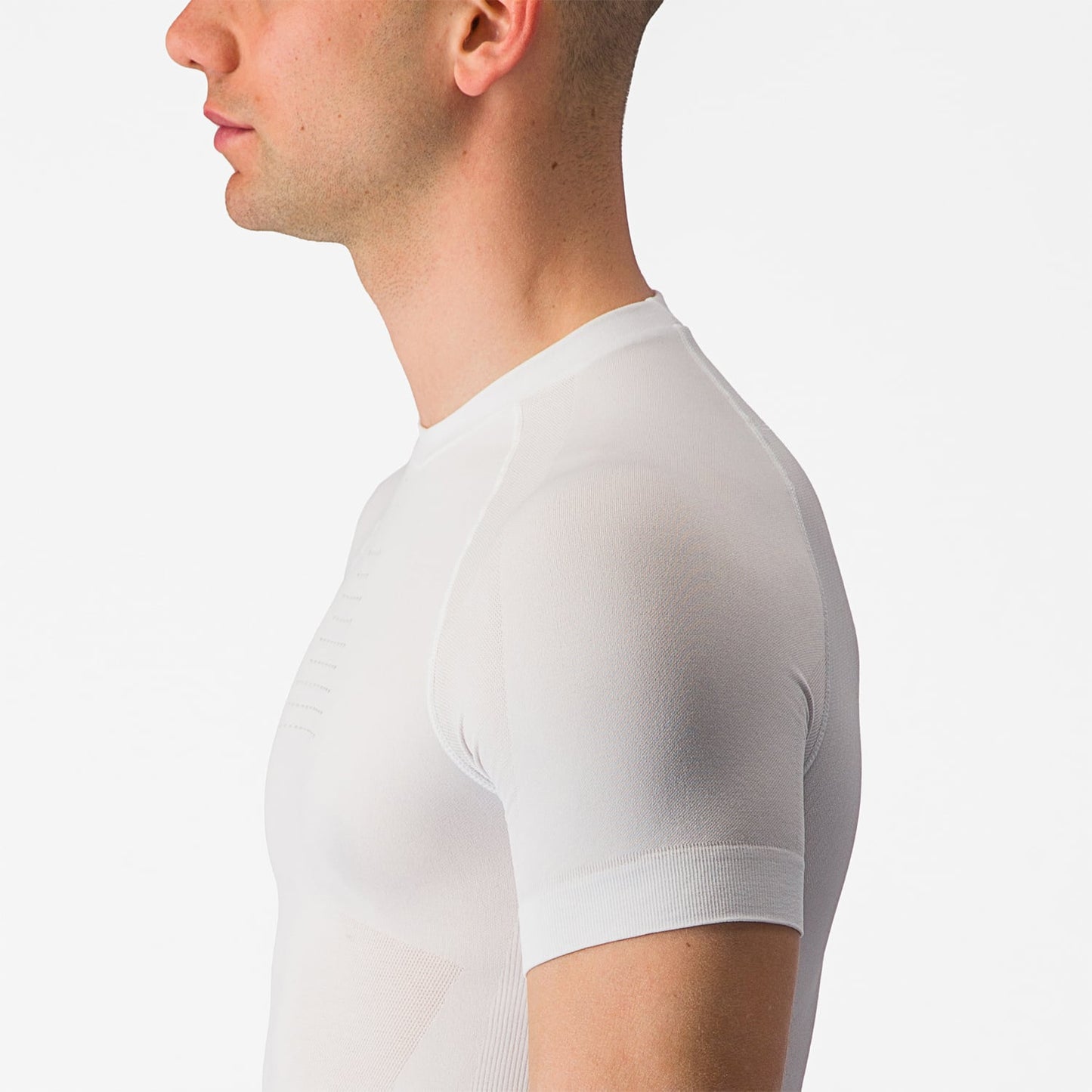 CASTELLI CORE SEAMLESS Underkläder med kort ärm Vit
