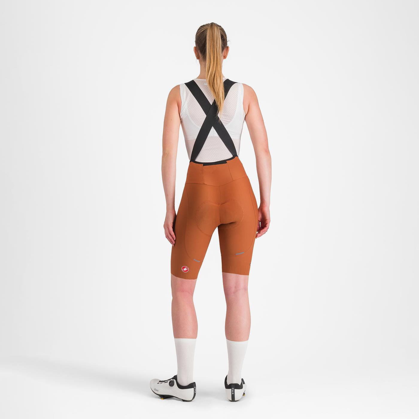 CASTELLI ESPRESSO W DT Women's Brown Bib Tight