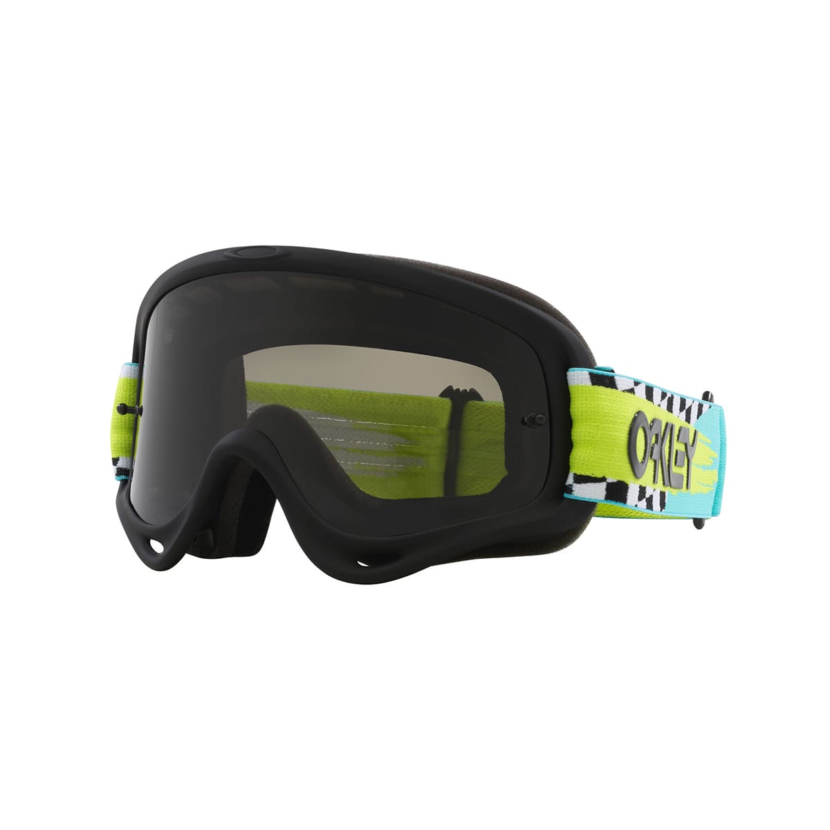 OAKLEY O Frame MX Teal Checks Mörkgrå skyddsglasögon OO7029-83