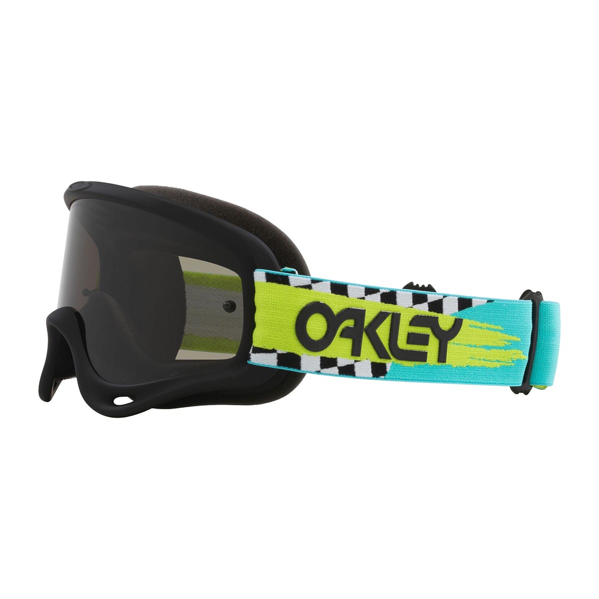 OAKLEY O Frame MX Teal Checks Mörkgrå skyddsglasögon OO7029-83