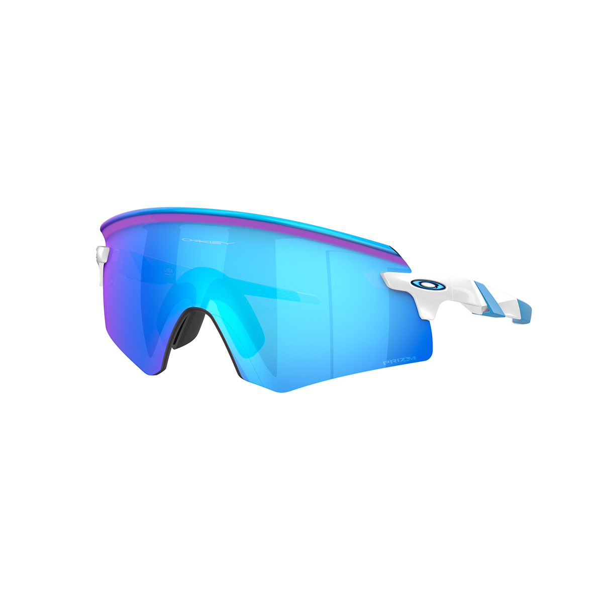 OAKLEY ENCODER Polerad vit Prizm Sapphire - OO9471-0536