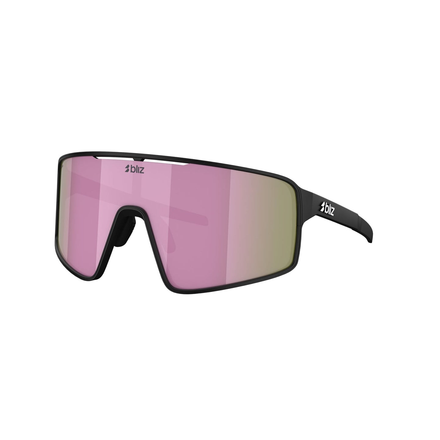 Solglasögon BLIZ P001 S Svart Matt Båge Brun Rosa Multicolour