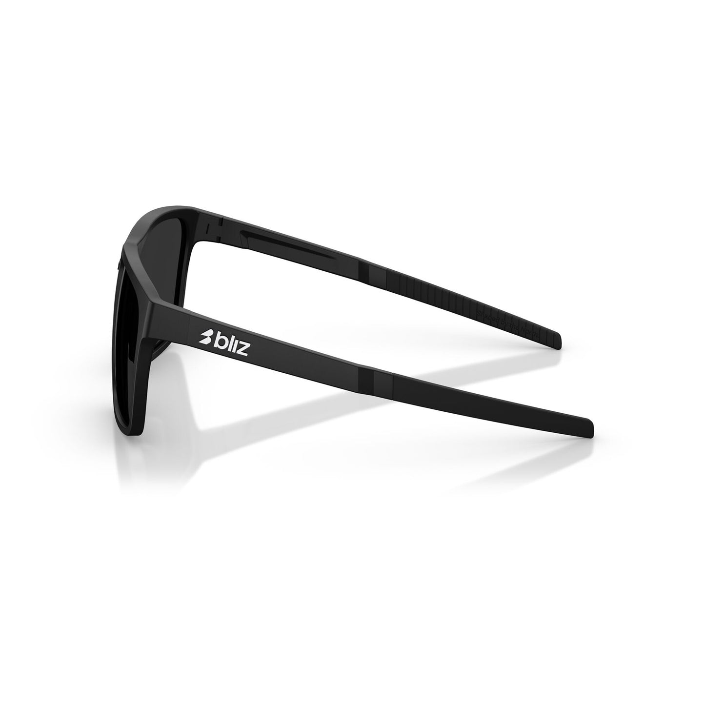 BLIZ A001 Matte Black Glasses Smoke Screen