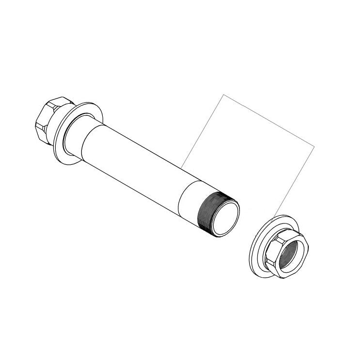 Intern främre hjulaxel 12x100 mm ENVE INNERDRIVE