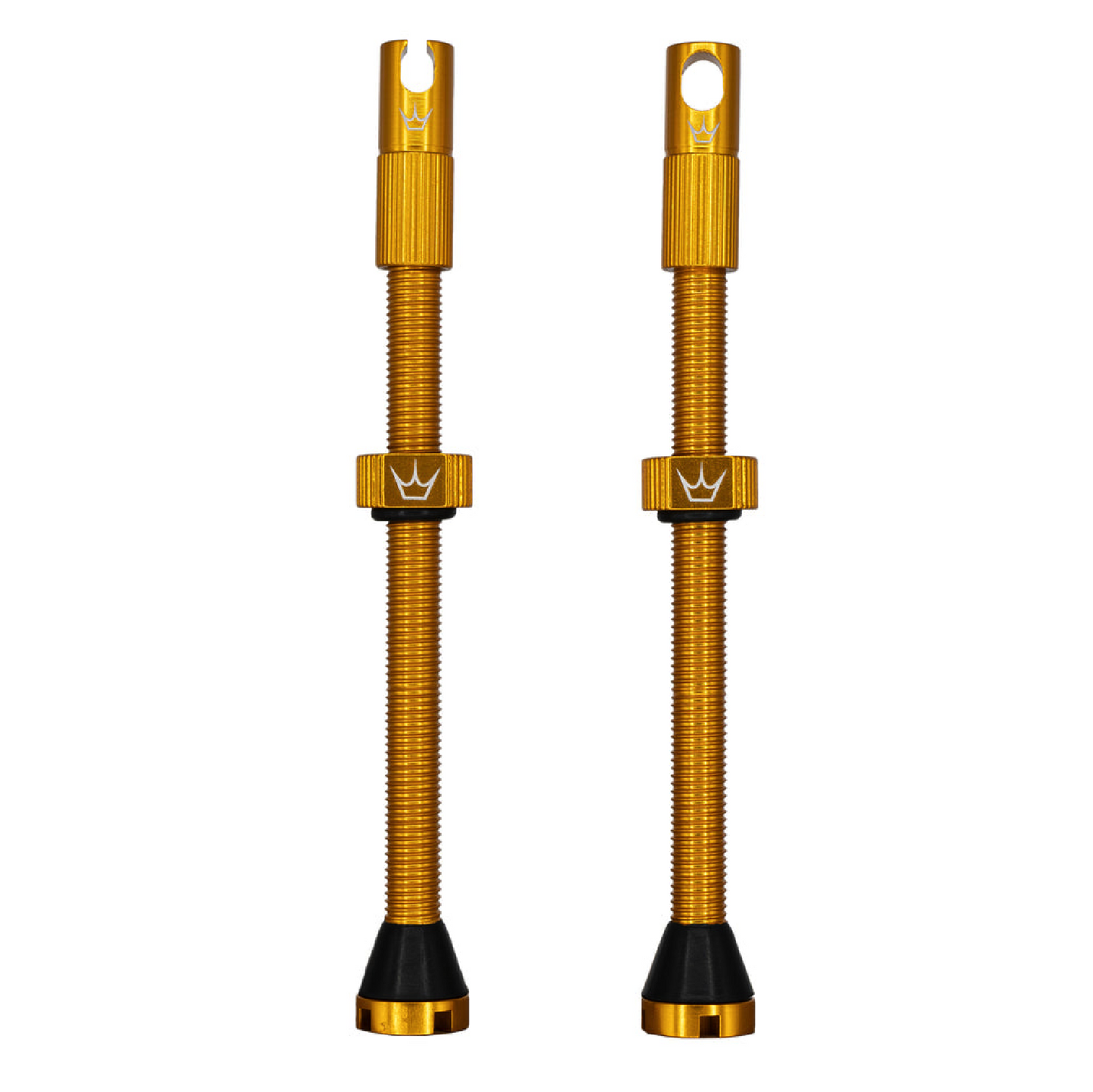 PEATY'S x Chris King MK2 Presta 80 mm slanglösa ventiler (x2) Guld