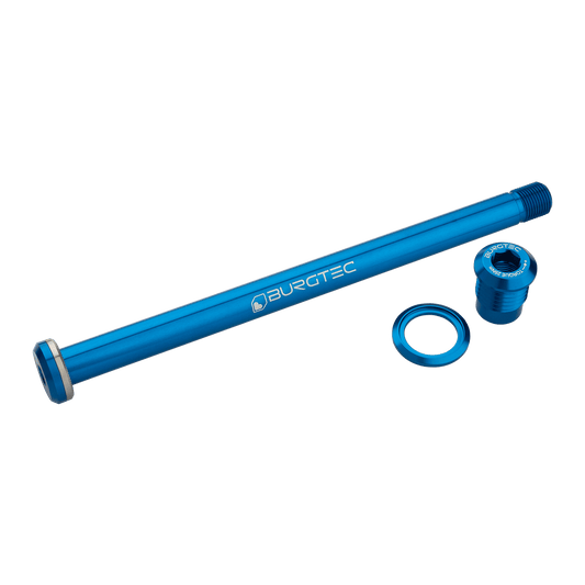 BURGTEC Rear Wheel Axle 174mm for Yeti Frame Dark Blue