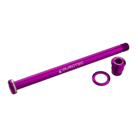 BURGTEC Rear Wheel Axle 174mm for Yeti Frame Purple