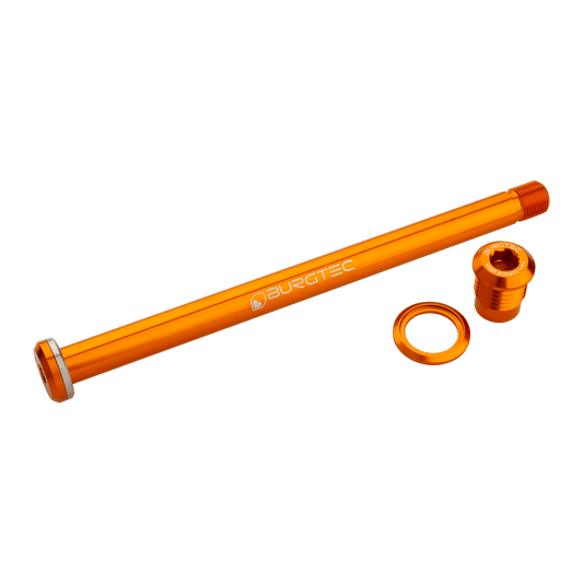 BURGTEC 174 mm bakhjulsaxel för Yeti Orange-ram