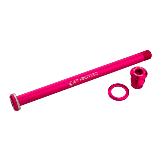 BURGTEC 174 mm bakhjulsaxel för Yeti Frame Pink
