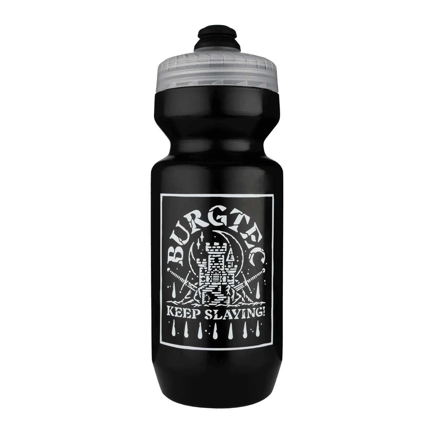 BURGTEC GUZZLE Keep Slaying Bottle Black