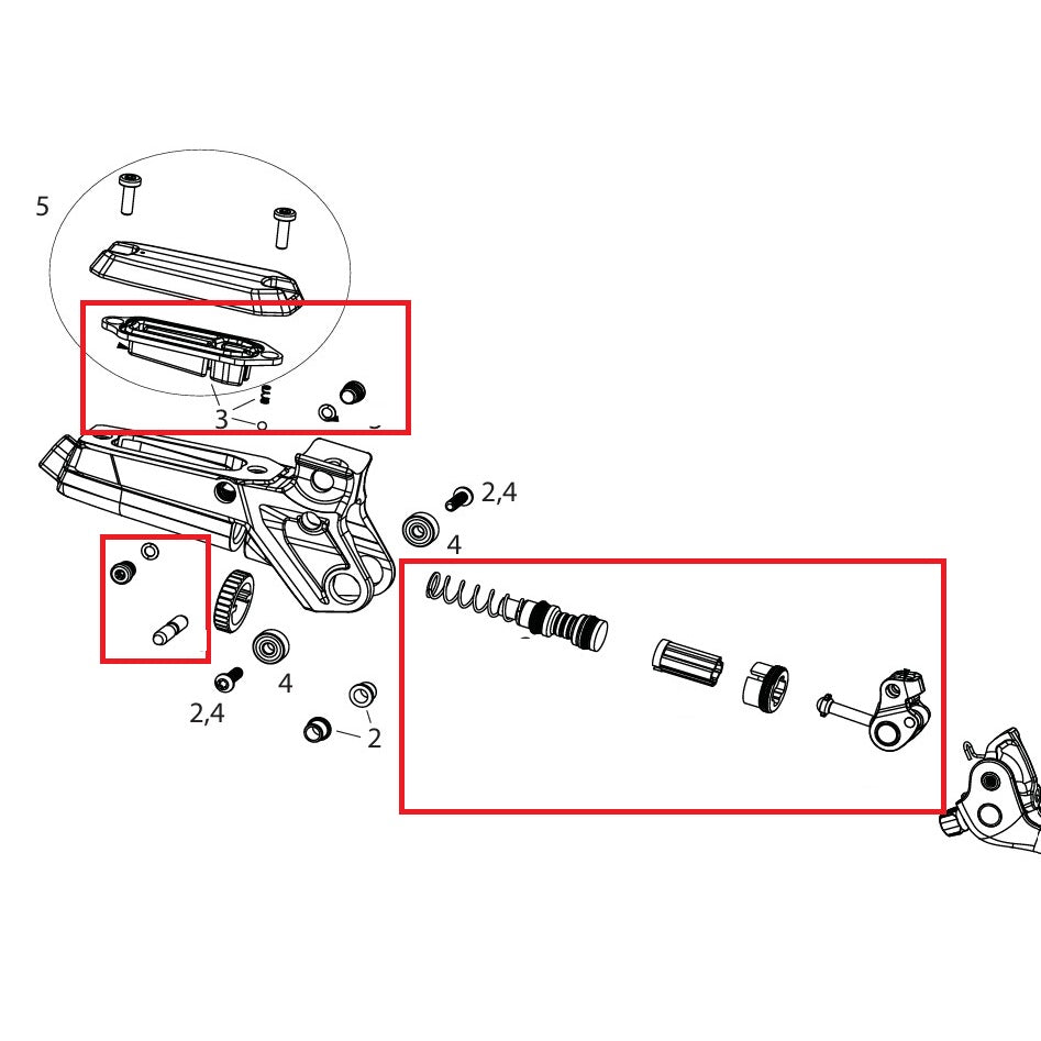SRAM CODE ULTIMATE/SILVER STEALTH C1 Internal Lever Parts Kit
