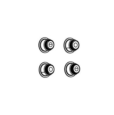 SRAM bultsats för BOSCH/FAZUA vevpartiets motor (x4)