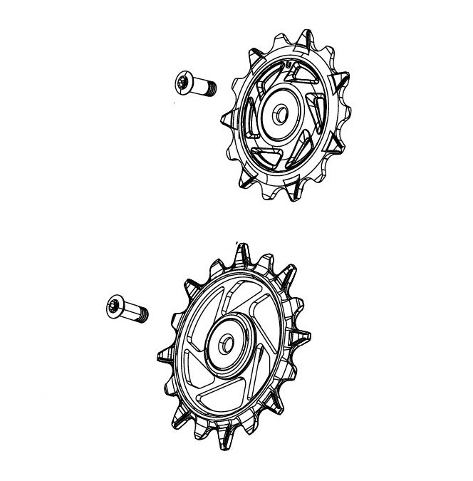 SRAM X0/GX T-TYPE EAGLE AXS / RIVAL XPLR E1 12 växlars bakväxelburar