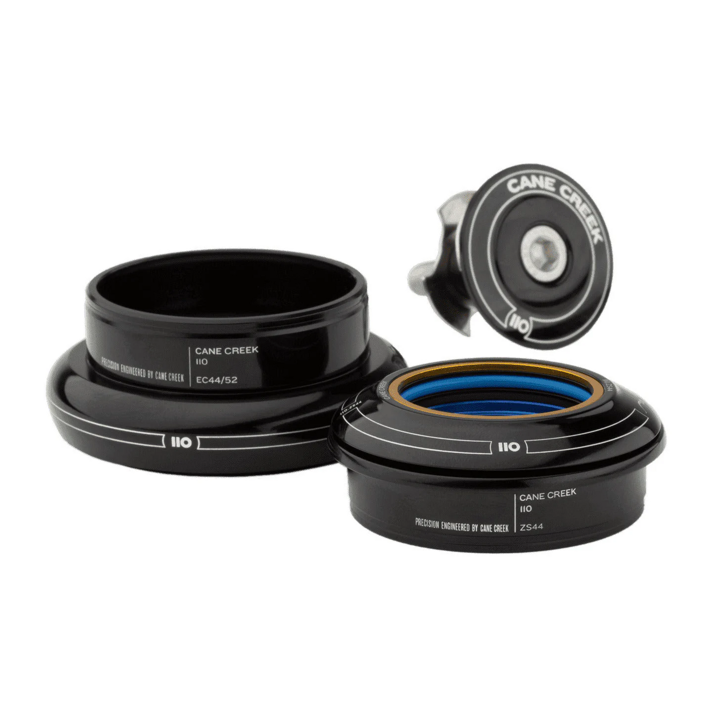 CANE CREEK 110 Headset 1 1/8", ZS44/28,6 | EC44/30, kort, svart