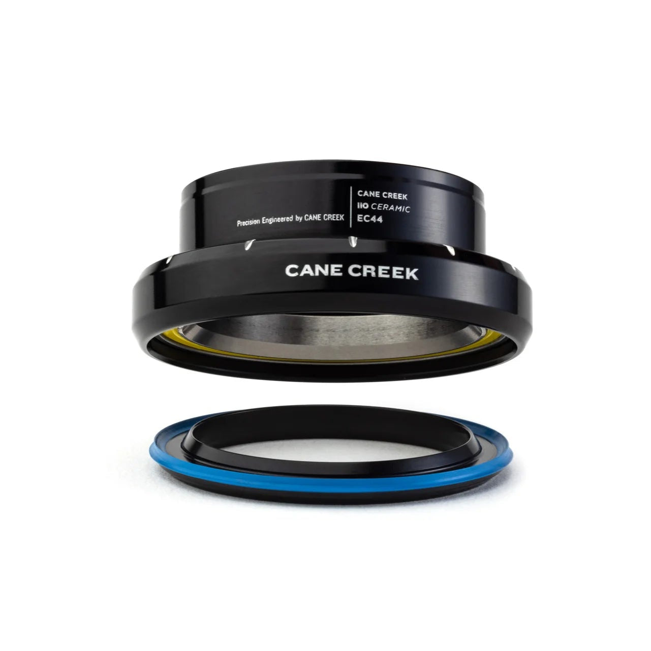 Headset CANE CREEK 110 Ceramic Tapered, 1 1/8"-1,5", ZS44/28,6/H8 | EC44/40/H12, svart/silver