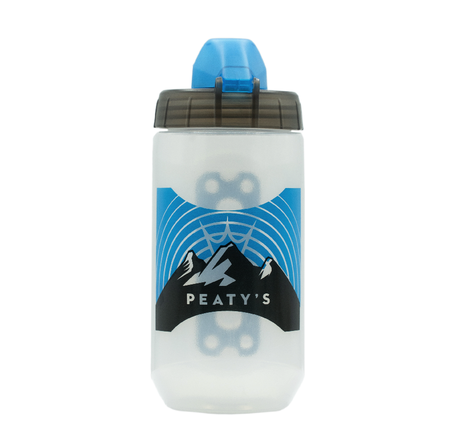 PEATY'S X FIDLOCK Sunrise Bottle and Bottle Holder Kit (450ml) Transparent