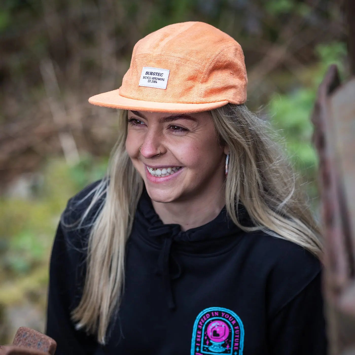 BURGTEC ARCADE FIVE PANEL-keps, orange