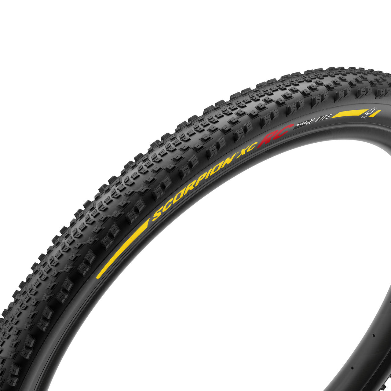 PIRELLI SCORPION RACE XC RC Lite 29x2.40 Tubeless Ready Soft Yellow Team Edition tire