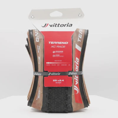 VITTORIA TERRENO XC RACE 29x2.4 Graphene/Silica Tubeless Ready Soft Beige däck