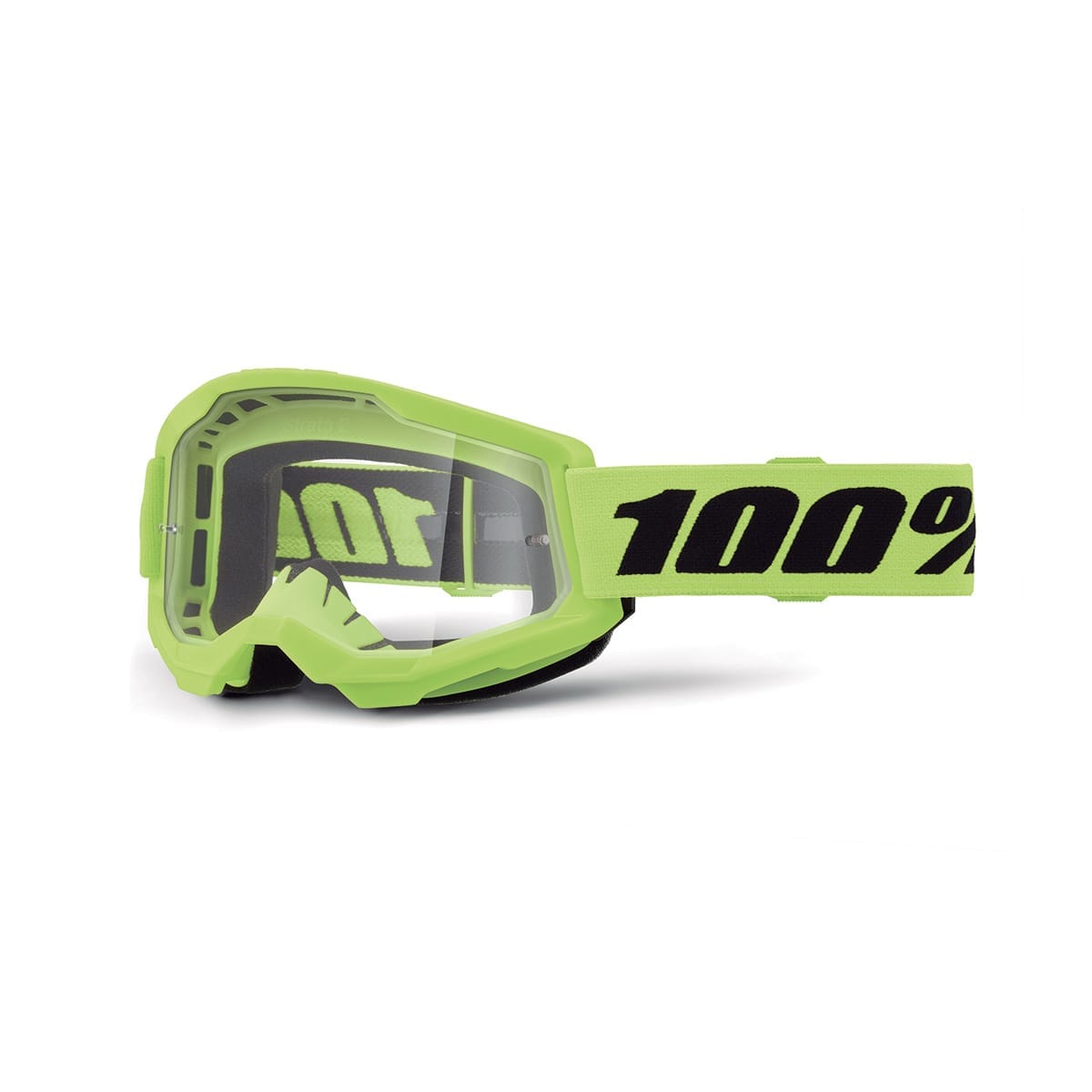 Masque 100% STRATA 2 Jaune Écran Clair