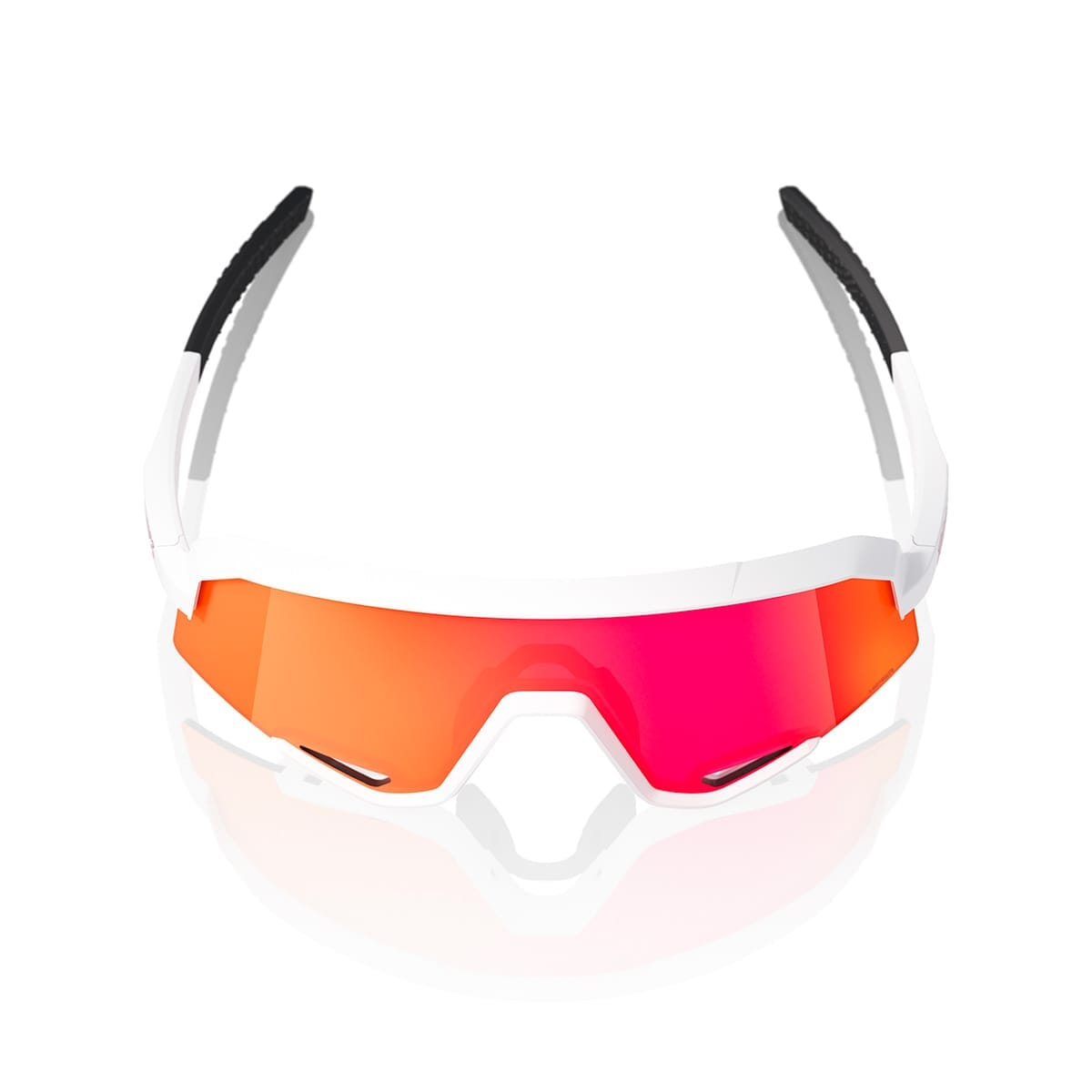 Glasses 100% SLENDALE SOFT White Hipper Mirror Red