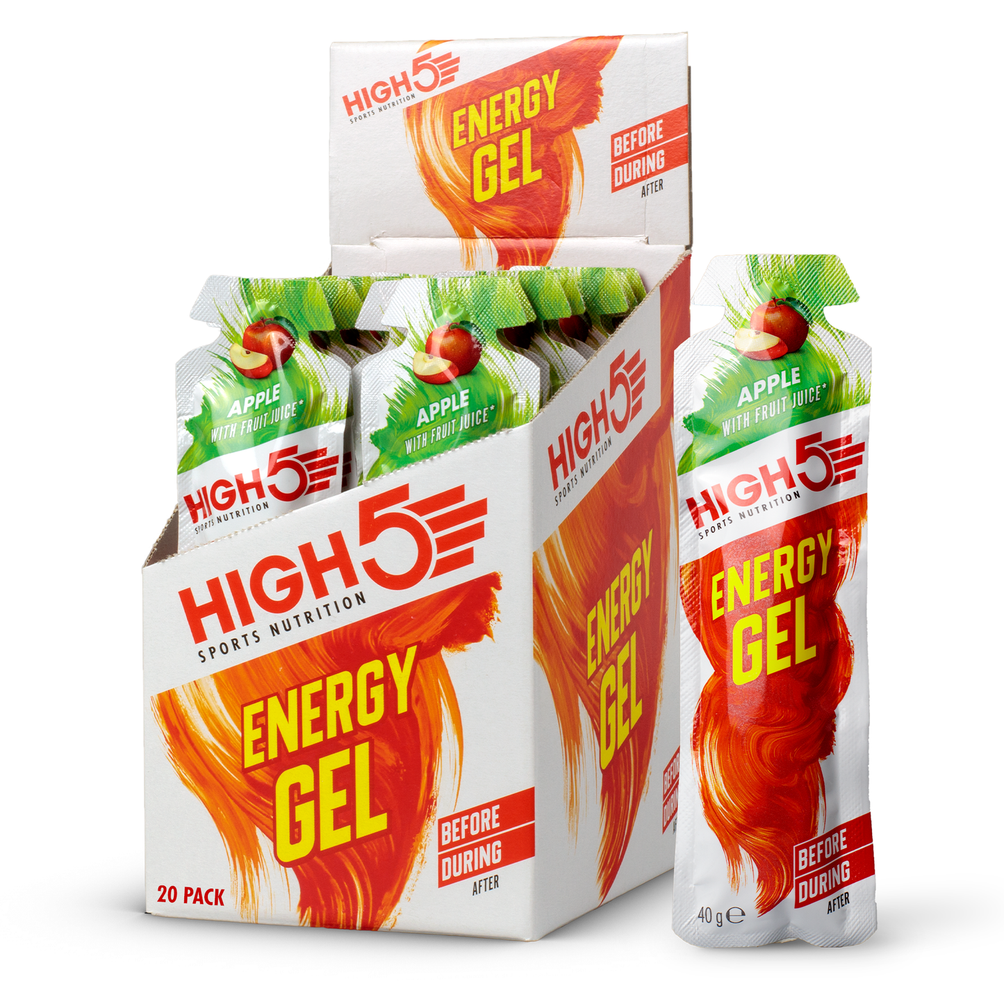 HIGH5 ENERGY GEL (40g) Äpple