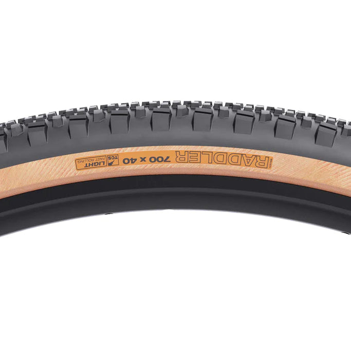 WTB RADDLER TCS LIGHT 700x40c Tubeless Ready Beige däck