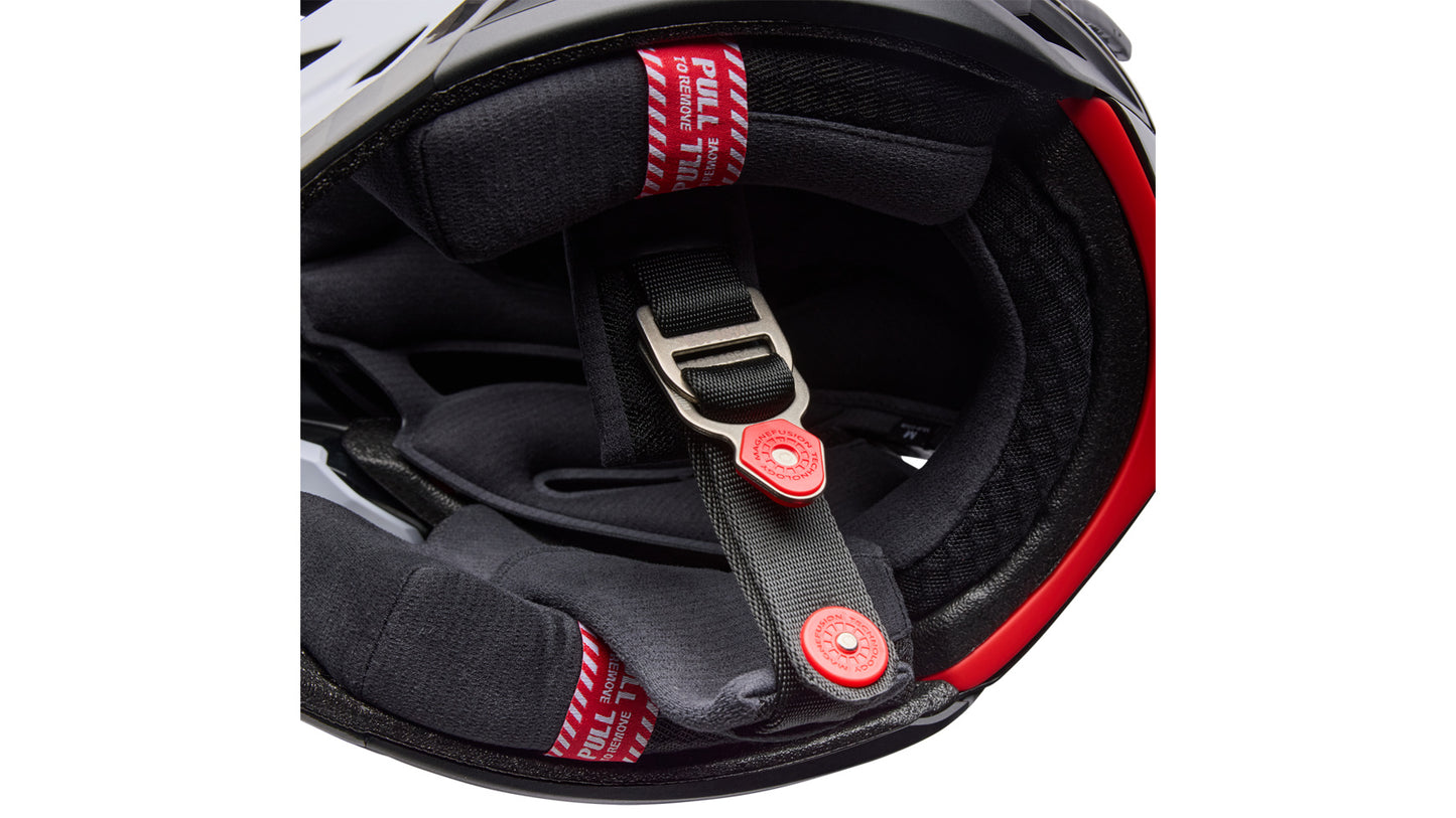 MTB-hjälm BELL FULL-10 SPHERICAL CARBON PEAK Vit