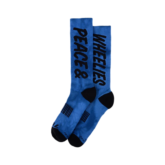 TROY LEE DESIGNS PERFORMANCE PEACE & WHEELIES Socks Blue