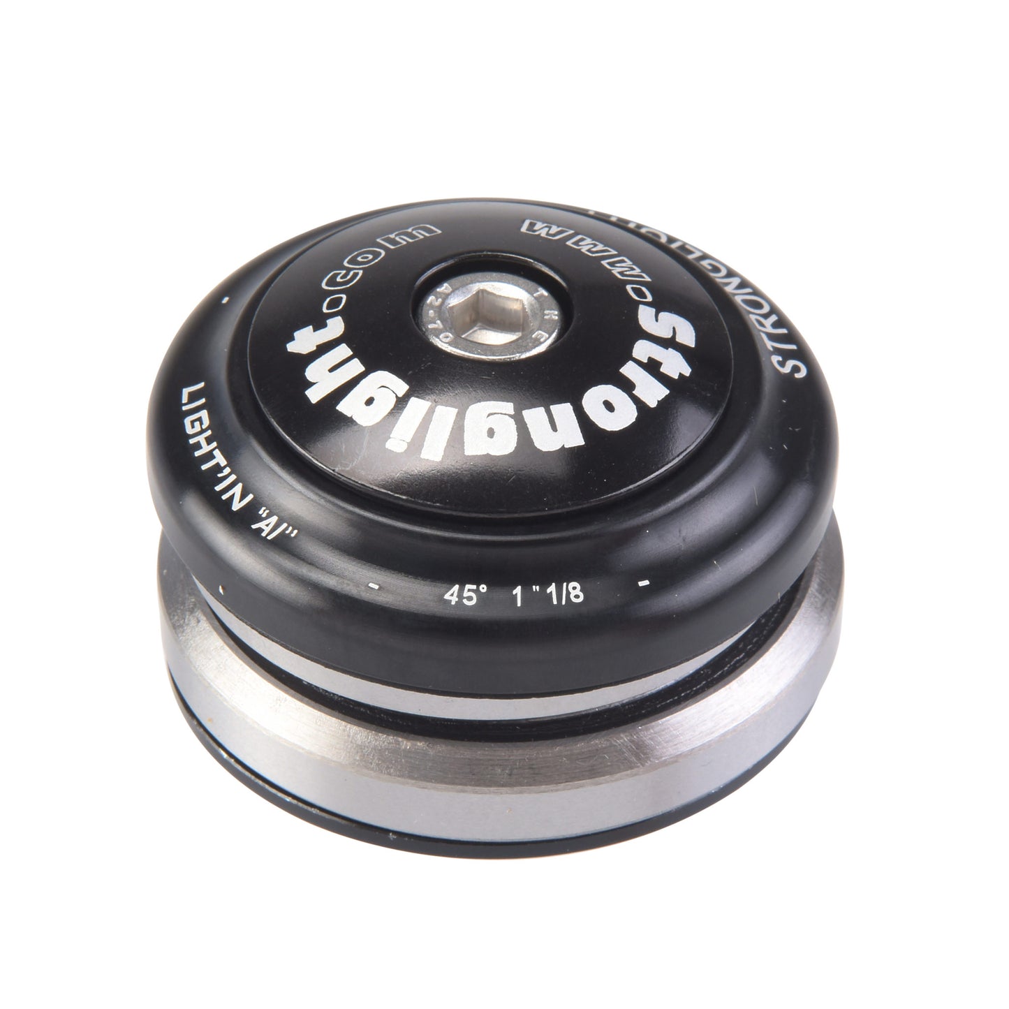 Integrerat headset STRONGLIGHT LIGHT'IN AL 1"1/8 - 1"1/4 IS42/IS47