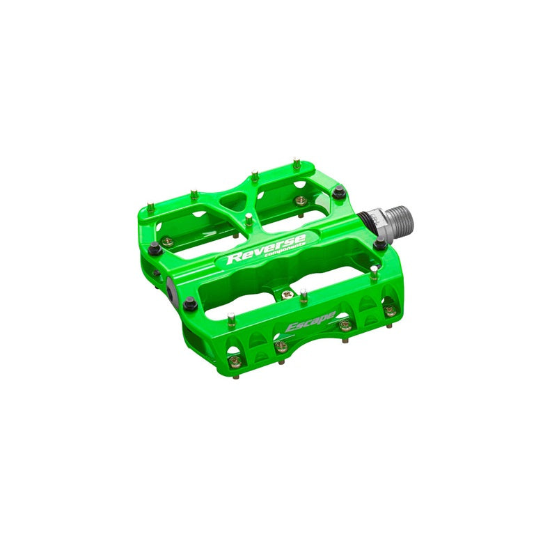 REVERSE COMPONENTS ESCAPE Flatpedaler Fluorescerande grön
