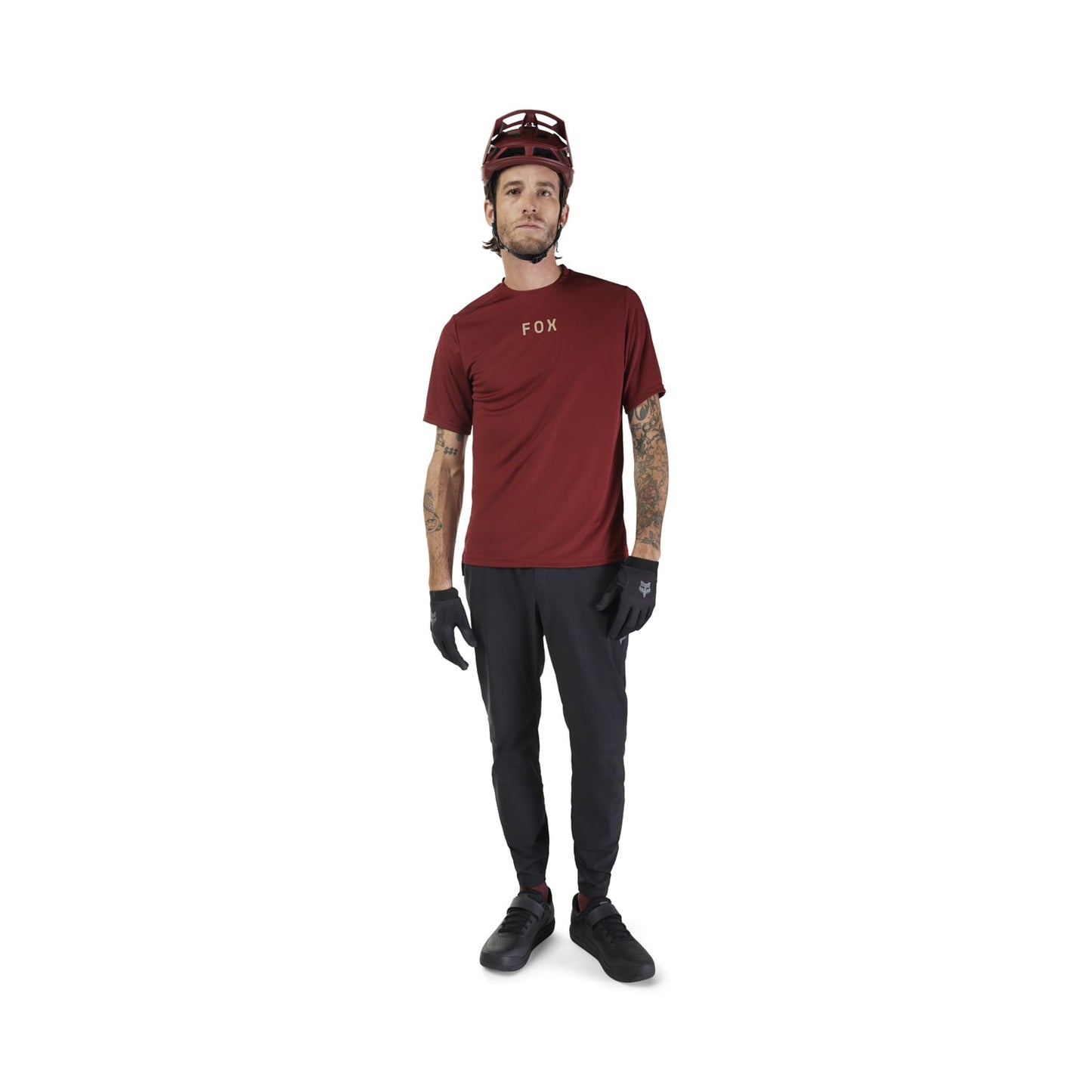 FOX RANGER WORDMARK Kortärmad tröja Bordeaux 2025