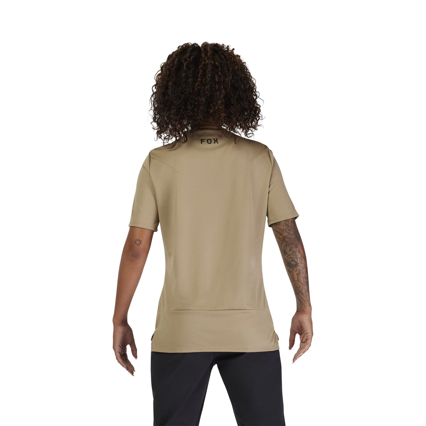 Kortärmad damtröja FOX RANGER HEAD Beige 2025