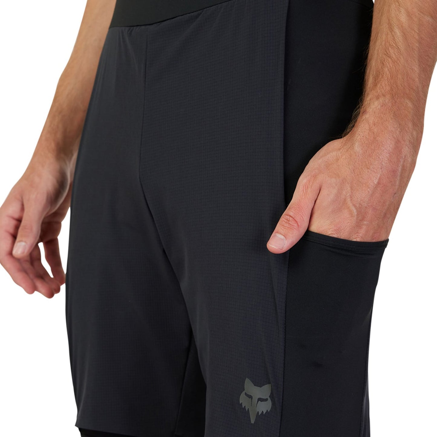 FOX FLEXAIR ASCENT CARGO Bib Shorts Black 2025
