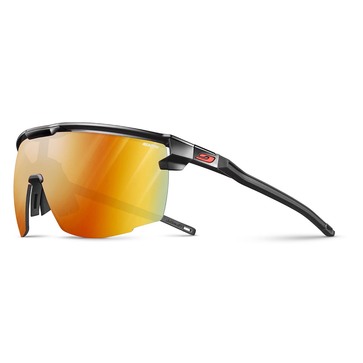 JULBO ULTIMATE Glasögon Svart/Röd Reactiv Light Amplifer Fotokromiska