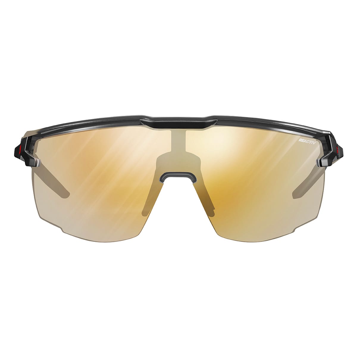 JULBO ULTIMATE Glasögon Svart/Röd Reactiv Light Amplifer Fotokromiska