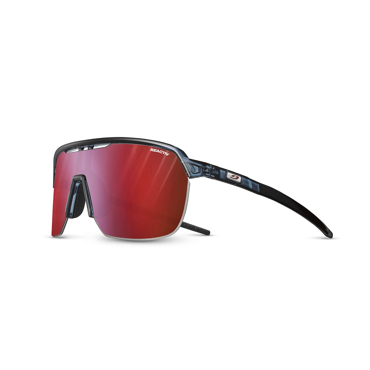 Solglasögon JULBO FREQUENCY Translucent Blue/Black Reactiv Transparent