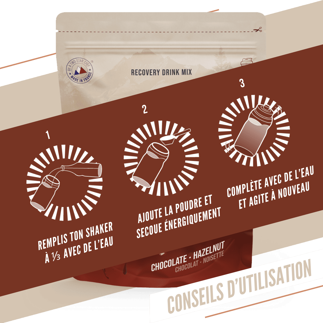 BAOUW RECOVERY Drink (500g) Choklad Hasselnöt