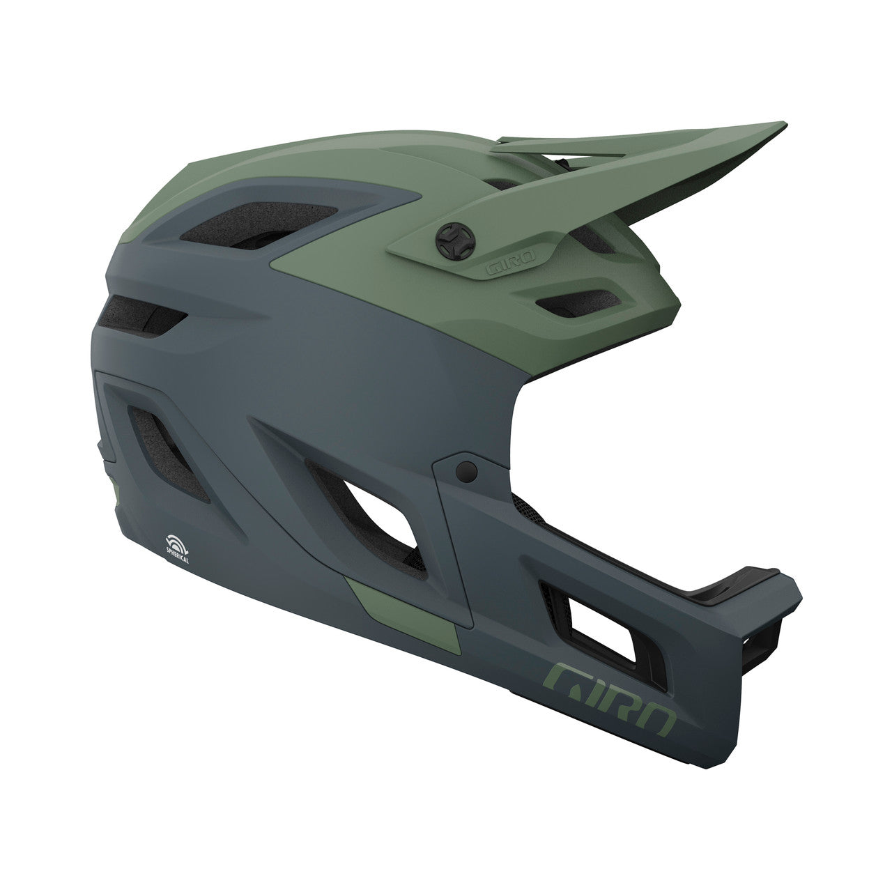 MTB Helmet GIRO COALITION SPHERICAL Black/Matte Green