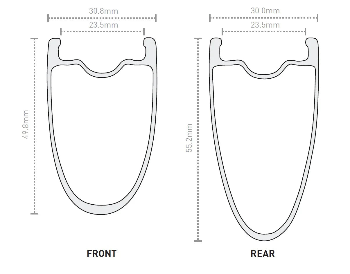 ENVE SES 4.5 PRO front wheel Black