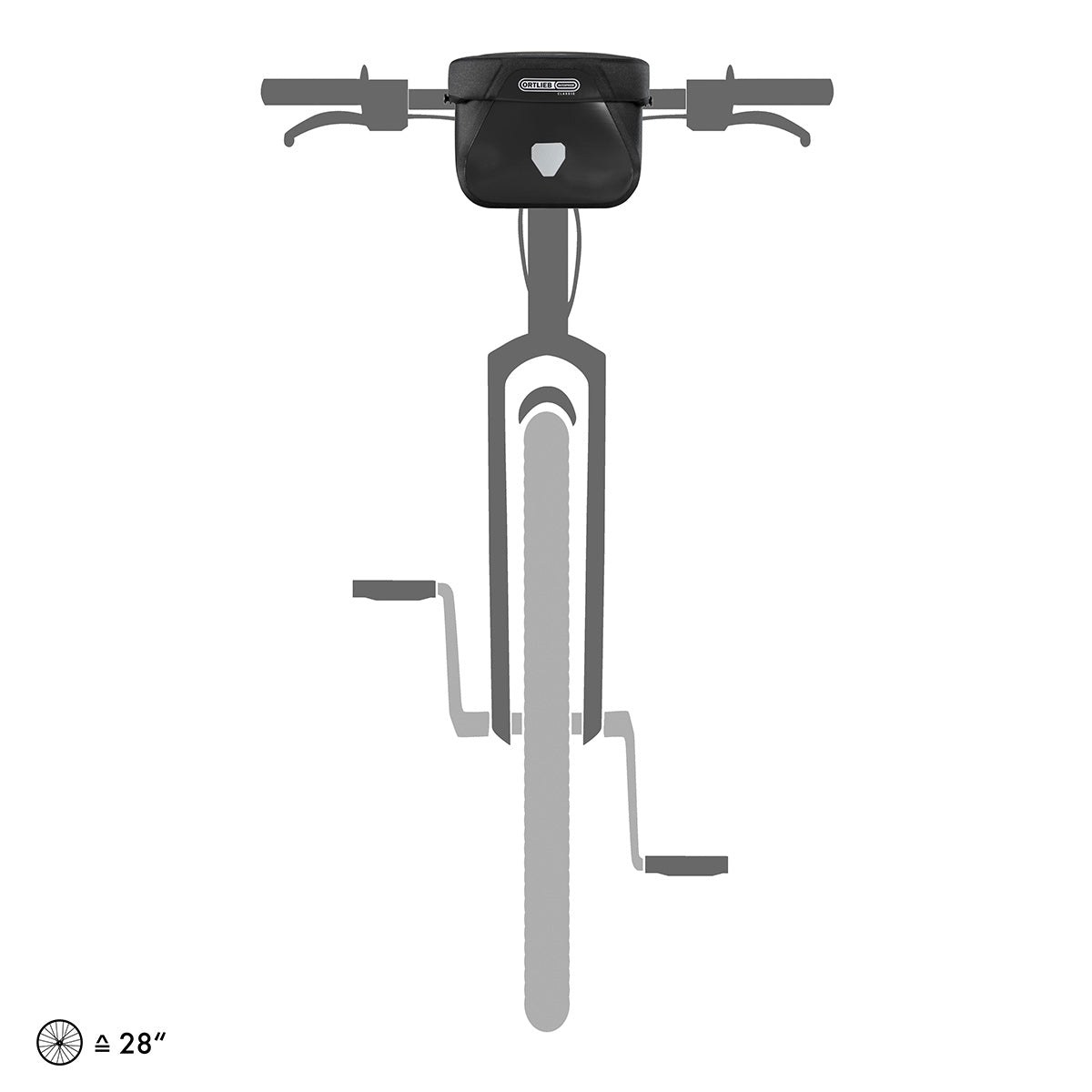 ORTLIEB ULTIMATE 6,5 L styrväska Svart