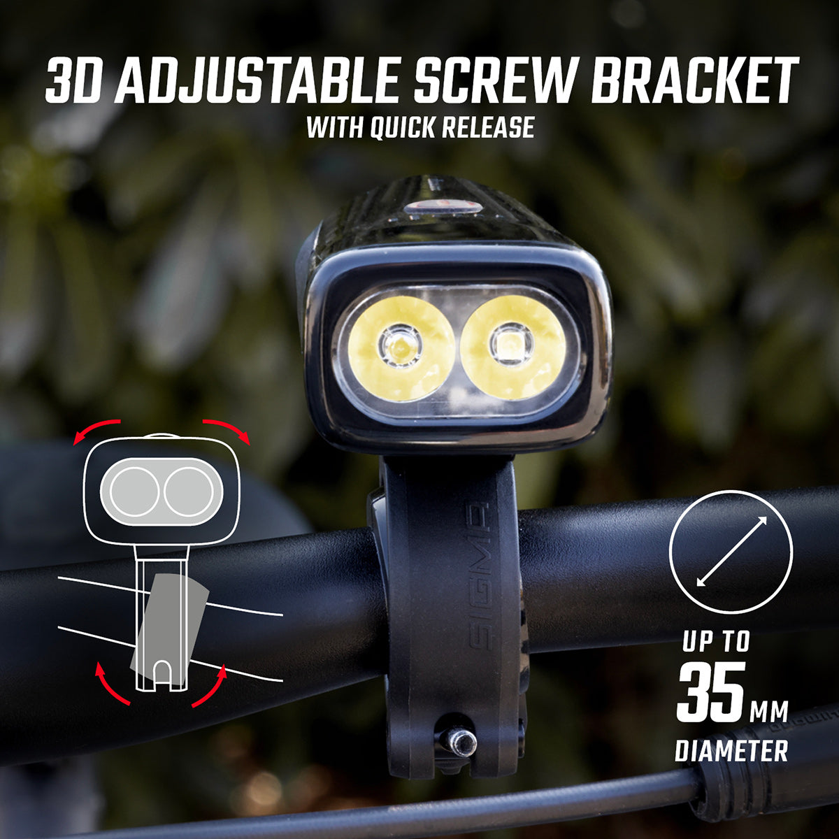 Skruv ljusfäste SIGMA AURA 100/BUSTER 800/BUSTER 1100