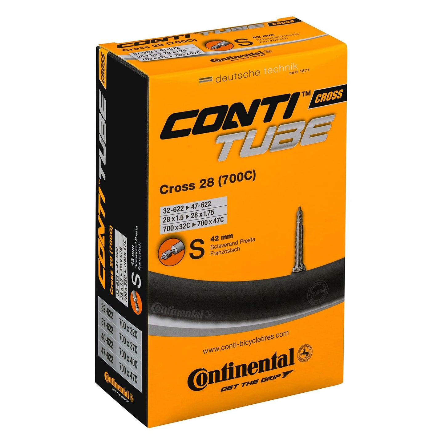 CONTINENTAL CROSS innerslang 700x32/47 - 29x1.25/1.75 Presta