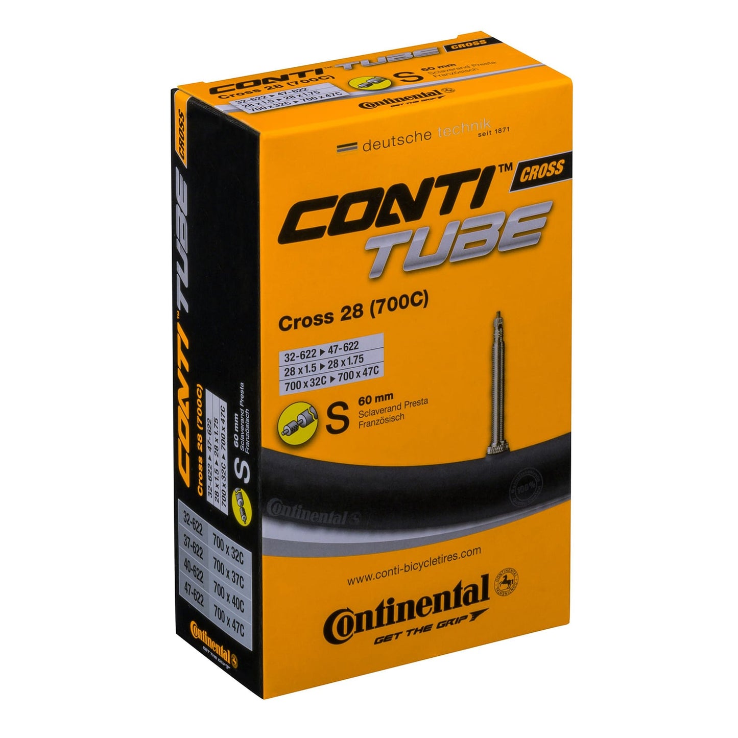 CONTINENTAL CROSS innerslang 700x32/47 - 29x1.25/1.75 Presta