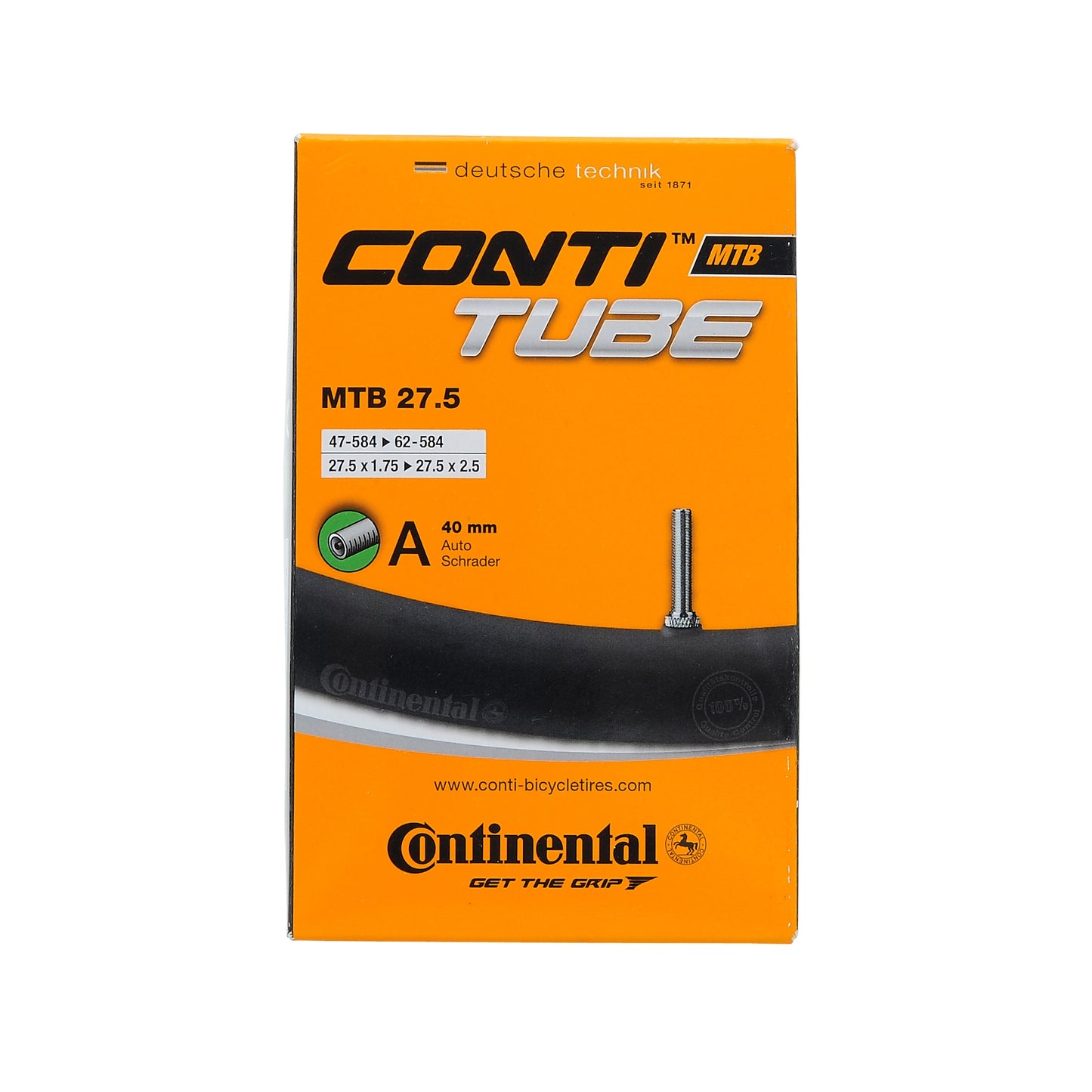 CONTINENTAL MTB innerrör 27,5x1,75-2,5 Schrader 40mm