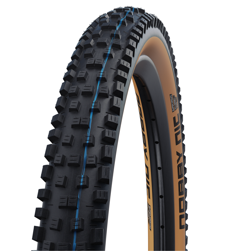 SCHWALBE NOBBY NIC 27.5x2.40 ADDIX SPEEDGRIP SUPERGROUND Tubeless Ready Soft Black/Brown däck